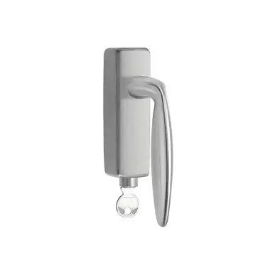 Draaikiep raamkruk RVS Afsluitbaar LB18H-DKLOCK-O