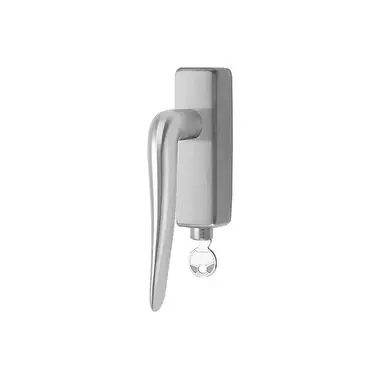 Draaikiep raamkruk links RVS Afsluitbaar LB20-DKLOCK-O
