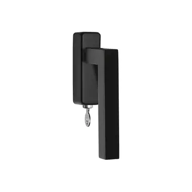 Draaikiep raamkruk Zwart Afsluitbaar BSQ1-DKLOCK-O