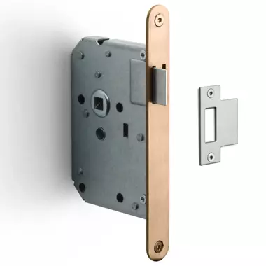Insteek Loopslot Licht brons PVD LBLA-SFC doornmaat 50mm