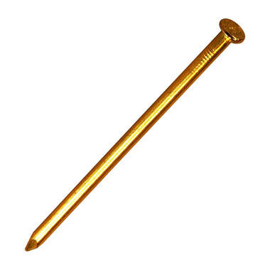 Nagel Messing Bombe kop 1.5 x 20 mm
