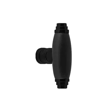Meubelknop zwart en zwart ebben ovaal 58 mm – Formani Timeless 1934M