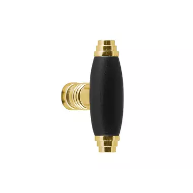 Meubelknop Messing en zwart ebben ovaal 58 mm – Formani Timeless 1934M