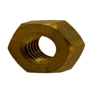 Zeskantmoer Messing M10