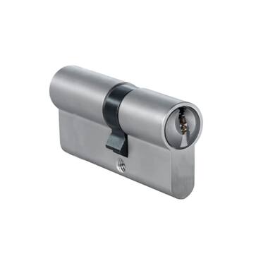 Profielcilinder dubbel Nikkel 30/40mm SKG2,  eenzijdig 10mm verlengd