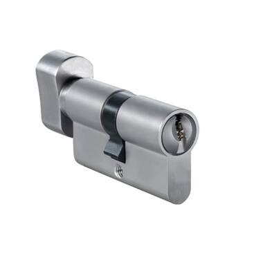 Knopcilinder dubbel Nikkel 30/30mm SKG2