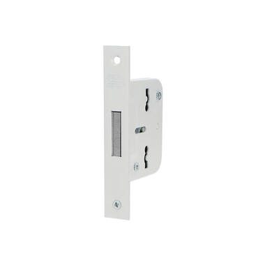 Nemef Insteek kastdeurslot 210-40mm klavier Wit, links en rechts te gebruiken