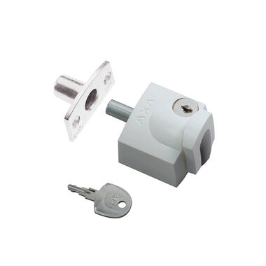 Veiligheidsoplegslot SKG1 AXA 3012-20-98 Wit, voor naar buitendraaiende ramen/deuren