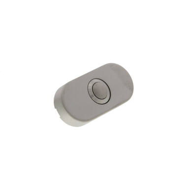 Intersteel Deurbel ovaal verdekt 65x30x10 mm rvs geborsteld