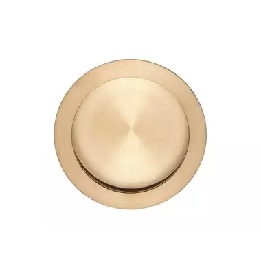 Schuifdeurkom Mat Goud PVD Rond 57mm – Formani Model LB57