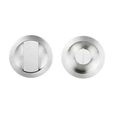 WC-sluiting RVS Rond 57 mm voor Schuifdeuren - Formani Basics LB57SL