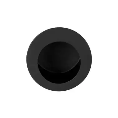 Schuifdeurkom Zwart Rond 30mm Fingertip – Formani Model LB29