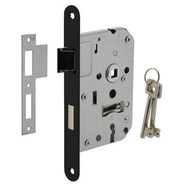 Intersteel Woningbouw klavier dag- en nachtslot zwart 55 mm, 1200 serie