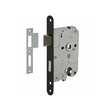 Intersteel Woningbouw cilinder dag- en nachtslot zwart 55 mm