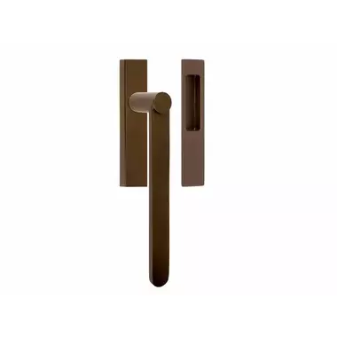 Hefschuifdeurbeslag Brons Bertram Beerbaum Tense BB231 Incl. komgreep blind