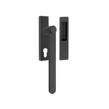 Hefschuifdeurbeslag Zwart Bertram Beerbaum Tense BB231Y PC69 Incl. komgreep