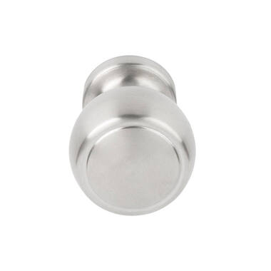 Voordeurknop RVS Bosco Lazaro Rosa LZ200D 55mm Draaibaar op rozet