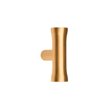 Meubelknop Mat goud PVD Nour Edward van Vliet EV9 T-model 12x45mm