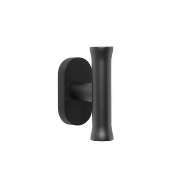 Draaikiep raamkruk Zwart Nour EV102 T-model Edward van Vliet 90mm. Geen logo