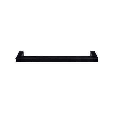 Meubelgreep Zwart Square Jan des Bouvrie JB20/320 h.o.h. 320mm. Lengte 340mm