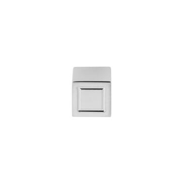Meubelknop RVS gepolijst Square Jan des Bouvrie JB20M 20x20mm