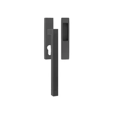 Hefschuifdeurbeslag Zwart Square Jan des Bouvrie JB230 PC69