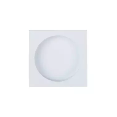 Schuifdeurkom Wit Square LSQ54 vierkant 54mm inbouwdiepte 11mm