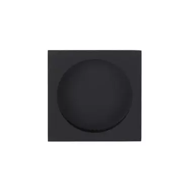 Schuifdeurkom Zwart Square LSQ54 vierkant 54mm inbouwdiepte 11mm