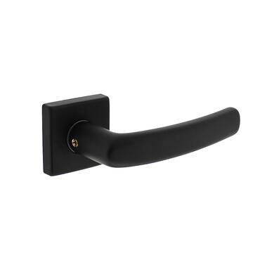 Intersteel Deurkruk Zwart Denham op vierkante rozet 50x50x10mm 122mm