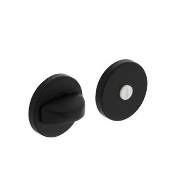Intersteel WC-garnituur Zwart rond verdekt 50x7mm