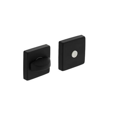 Intersteel WC-garnituur Zwart vierkant verdekt 55x55x10mm