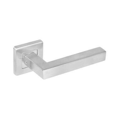 Intersteel Deurkruk RVS Vierkant op vierkante rozet 53x53x8mm