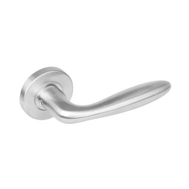 Intersteel Deurkruk RVS Jupiter op ronde rozet