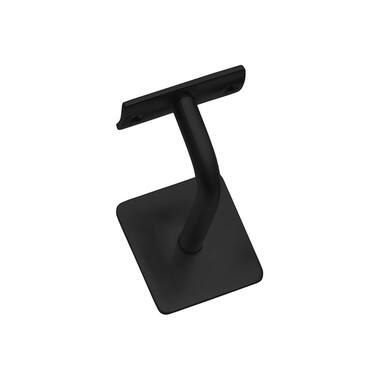 Intersteel Leuninghouder zwart gebogen vierkant hol zadel