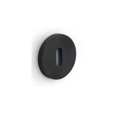 Sleutelrozet Zwart Intro rond 52mm, 6mm dik