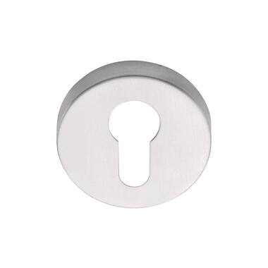 Profielcilinderrozet RVS Intro rond 52mm, 10mm dik