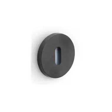 Sleutelrozet Gunmetal PVD Intro rond 52mm, 6mm dik