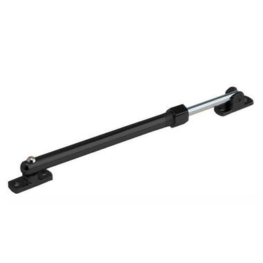 Raamuitzetter Zwart Telescopisch 220mm Uitschuifbaar
