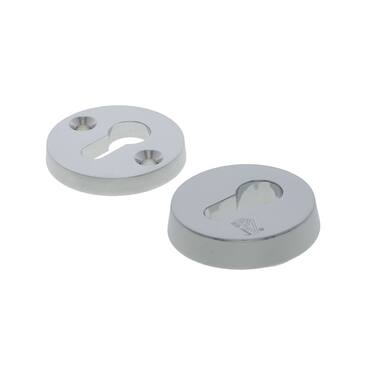 Veiligheidsrozetten set Chroom Rond 58mm SKG3