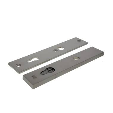 Veiligheidsschilden set Kerntrek Mat nikkel PVD Bauhaus PC92 SKG3