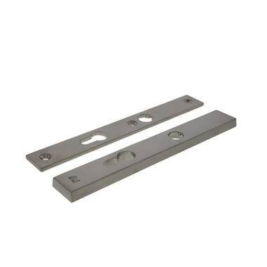 Veiligheidsschilden set Mat nikkel PVD Smal PC72 SKG3