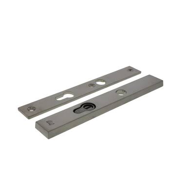 Veiligheidsschilden set Kerntrek Mat nikkel PVD Smal PC72 SKG3
