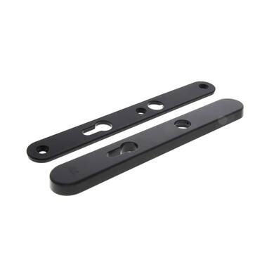 Veiligheidsschilden set Zwart Ovaal PC72 SKG3