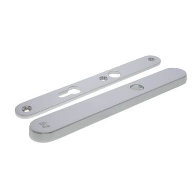Veiligheidsschilden set Chroom Ovaal Blind/PC72 SKG3