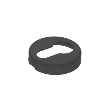 Profielcilinderrozet Zwart Lancia rond 45mm