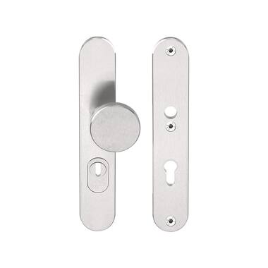 Veiligheidsschilden Ovaal RVS Basics LB60-50KT kerntrek PC72 SKG3, met ronde knop