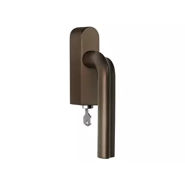 Draaikiep raamkruk Brons David Rockwell Eclipse DR100-DKLOCK-O Links Afsluitbaar