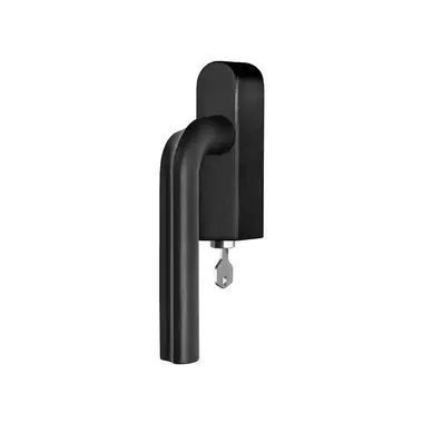 Draaikiep raamkruk Mat Zwart PVD David Rockwell Eclipse DR100-DKLOCK-O Rechts Afsluitbaar