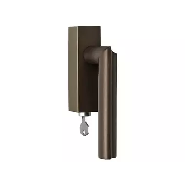 Draaikiep raamkruk Brons David Rockwell Eclipse DR102-DKLOCK Links Afsluitbaar