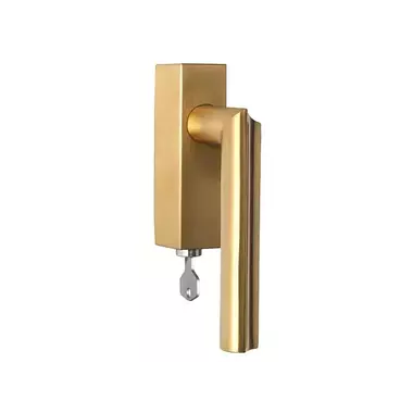 Draaikiep raamkruk Mat goud PVD David Rockwell Eclipse DR102-DKLOCK Links Afsluitbaar